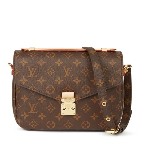 louis vuitton brown monogram canvas pochette metis bag|pochette metis price.